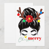 Weihnachtskarte, Einladung (Vorne/Hinten)