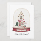 Weihnachtskarte Einladung (Vorne/Hinten)