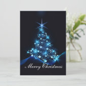 Weihnachtskarte. Einladung (Stehend Vorderseite)