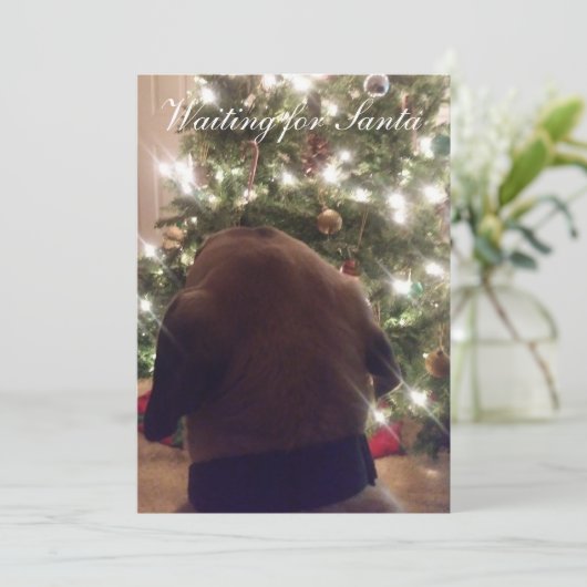 Weihnachtskarte Einladung (Stehend Vorderseite)