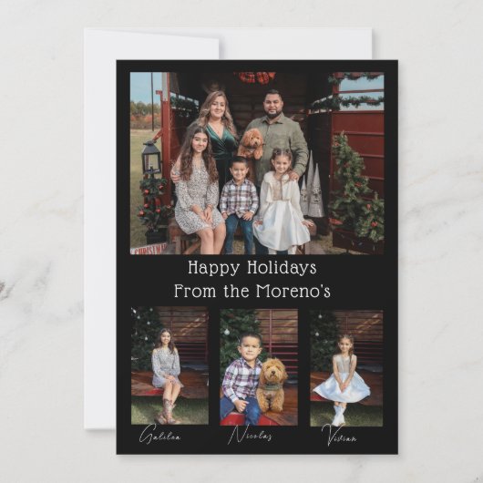 Weihnachtskarte Einladung (Vorderseite)