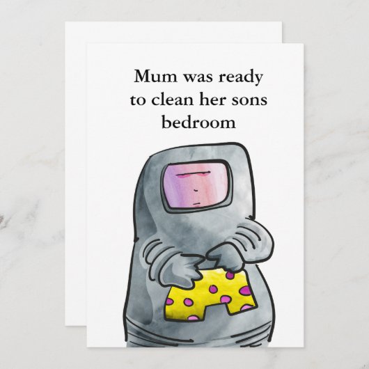 Weihnachtskarte Einladung (Vorne/Hinten)