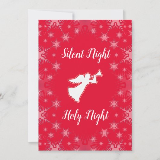 Weihnachtskarte Einladung (Rückseite)