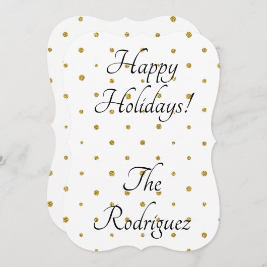 Weihnachtskarte Einladung (Vorne/Hinten)