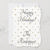 Weihnachtskarte Einladung (Vorderseite)