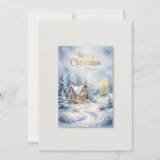 Weihnachtskarte Einladung (Vorderseite)