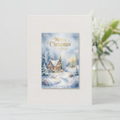 Weihnachtskarte Einladung (Stehend Vorderseite)