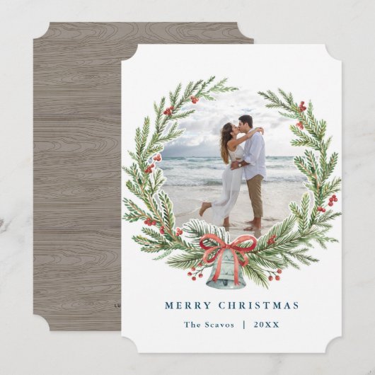 Weihnachtskarte Einladung (Vorne/Hinten)