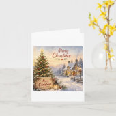 Weihnachtskarte einzigartig und traditionell karte (Gelbe Blume)