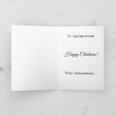Weihnachtskarte Elf 'Idioten Guide Baustellenmanag Karte (Innenseite)
