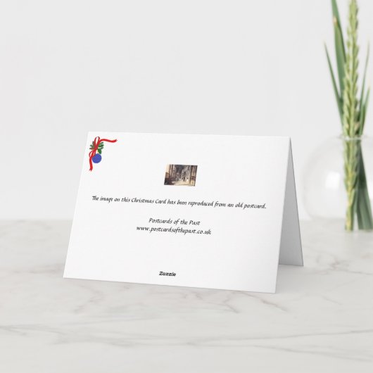 Weihnachtskarte - Ely Cathedral Feiertagskarte (Rückseite)