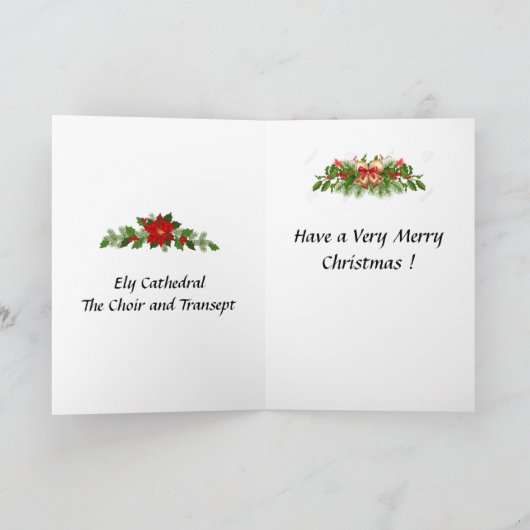 Weihnachtskarte - Ely Cathedral Karte (Innenseite)