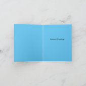 Weihnachtskarte: Engel in den Sternen Karte (Innenseite)