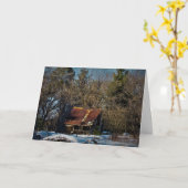 Weihnachtskarte "Entblößung" Karte (Gelbe Blume)