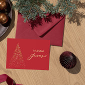 Weihnachtskarte: Es geht um Jesus Mitteilungskarte