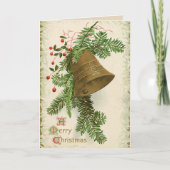 Weihnachtskarte (Evergreen) Feiertagskarte (Vorderseite)