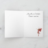 Weihnachtskarte Fee Feiertagskarte (Innenseite)