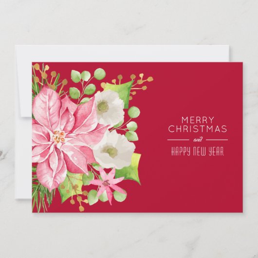 Weihnachtskarte Feiertagskarte (Vorderseite)