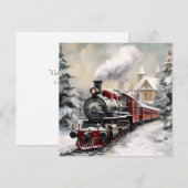 Weihnachtskarte Feiertagskarte (Vorne/Hinten)