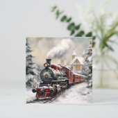Weihnachtskarte Feiertagskarte (Stehend Vorderseite)