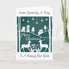Weihnachtskarte Feiertagskarte