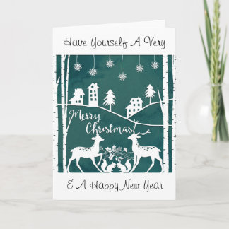 Weihnachtskarte Feiertagskarte