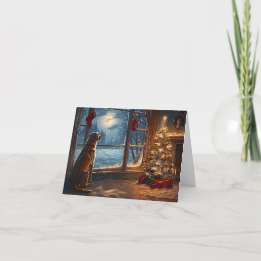 Weihnachtskarte Feiertagskarte (Vorderseite)