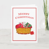 Weihnachtskarte Feiertagskarte (Vorderseite)