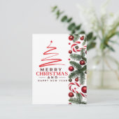 Weihnachtskarte Feiertagskarte (Stehend Vorderseite)