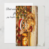 Weihnachtskarte Feiertagskarte (Vorne/Hinten)