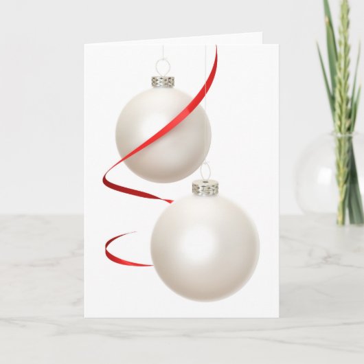 Weihnachtskarte Feiertagskarte (Vorderseite)