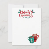 Weihnachtskarte Feiertagskarte (Vorderseite)