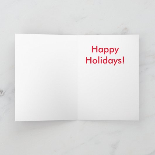 Weihnachtskarte Feiertagskarte (Innenseite)