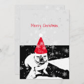 Weihnachtskarte Feiertagskarte (Vorne/Hinten)