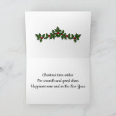Weihnachtskarte Feiertagskarte (Innenseite)