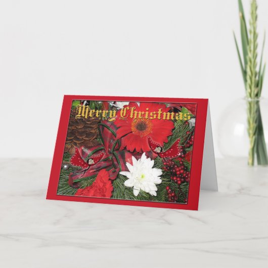 Weihnachtskarte Feiertagskarte (Vorderseite)
