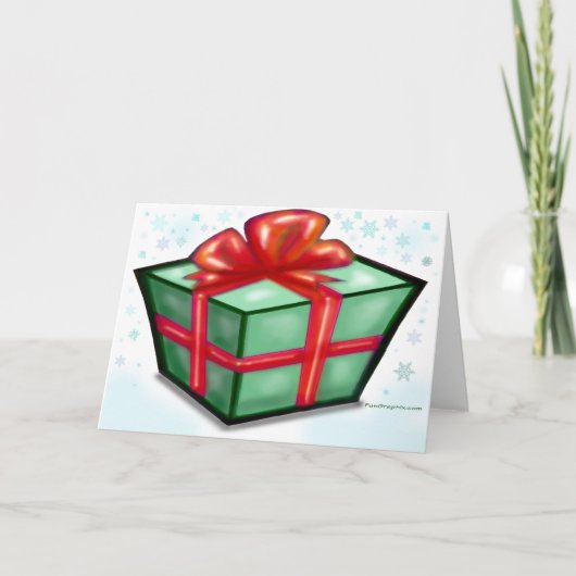 Weihnachtskarte Feiertagskarte (Vorderseite)