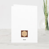 Weihnachtskarte Feiertagskarte (Rückseite)