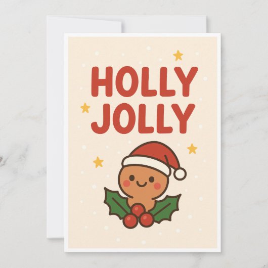 Weihnachtskarte Feiertagskarte (Vorderseite)