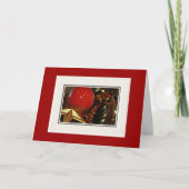 Weihnachtskarte Feiertagskarte (Vorderseite)