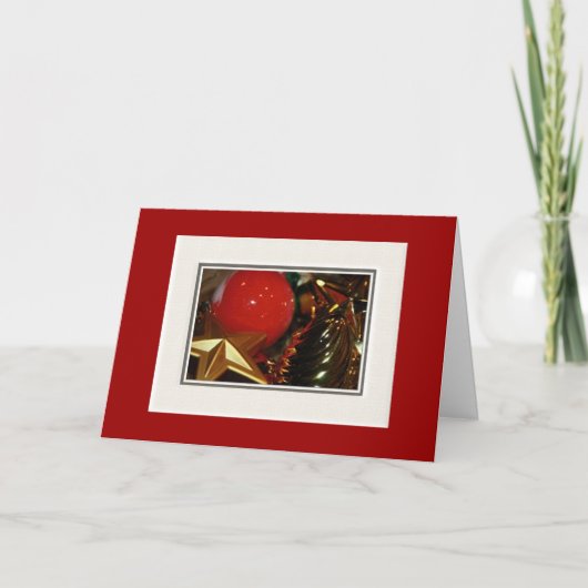 Weihnachtskarte Feiertagskarte (Vorderseite)