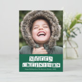 Weihnachtskarte Feiertagskarte (Stehend Vorderseite)