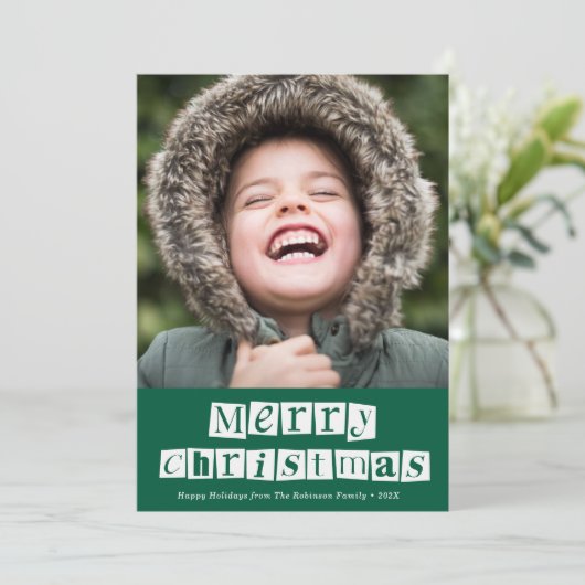 Weihnachtskarte Feiertagskarte (Stehend Vorderseite)