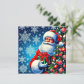 Weihnachtskarte! Feiertagskarte (Stehend Vorderseite)