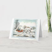 Weihnachtskarte Feiertagskarte (Vorderseite)