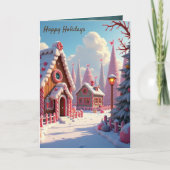 Weihnachtskarte Feiertagskarte (Vorderseite)