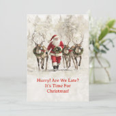 Weihnachtskarte Feiertagskarte (Stehend Vorderseite)