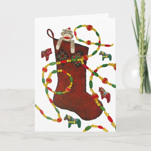 Weihnachtskarte Feiertagskarte (Vorderseite)