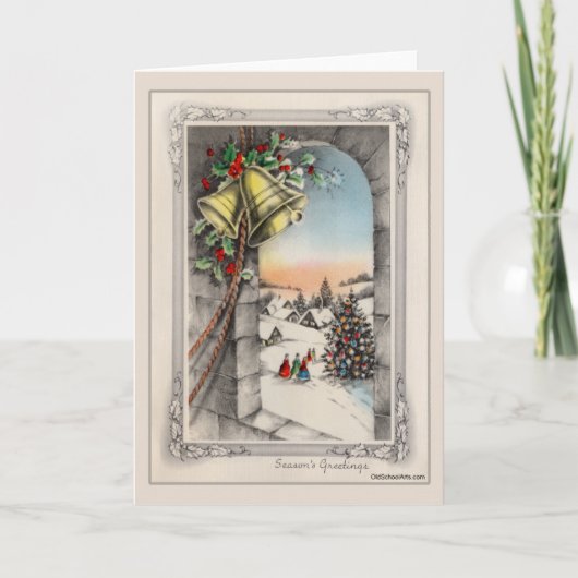 Weihnachtskarte Feiertagskarte (Vorderseite)
