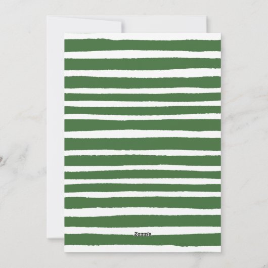 Weihnachtskarte Feiertagskarte (Rückseite)